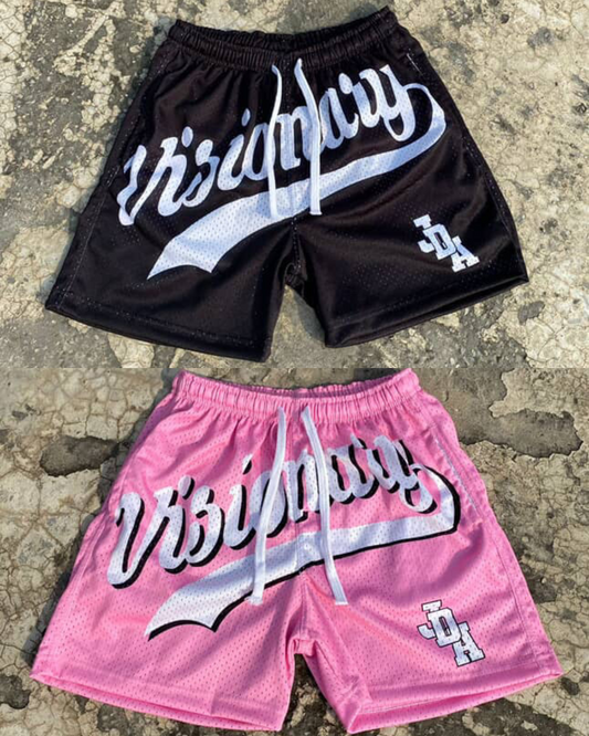 2 JDA "VISIONARY" SHORTS BUNDLE JET BLACK + PINK