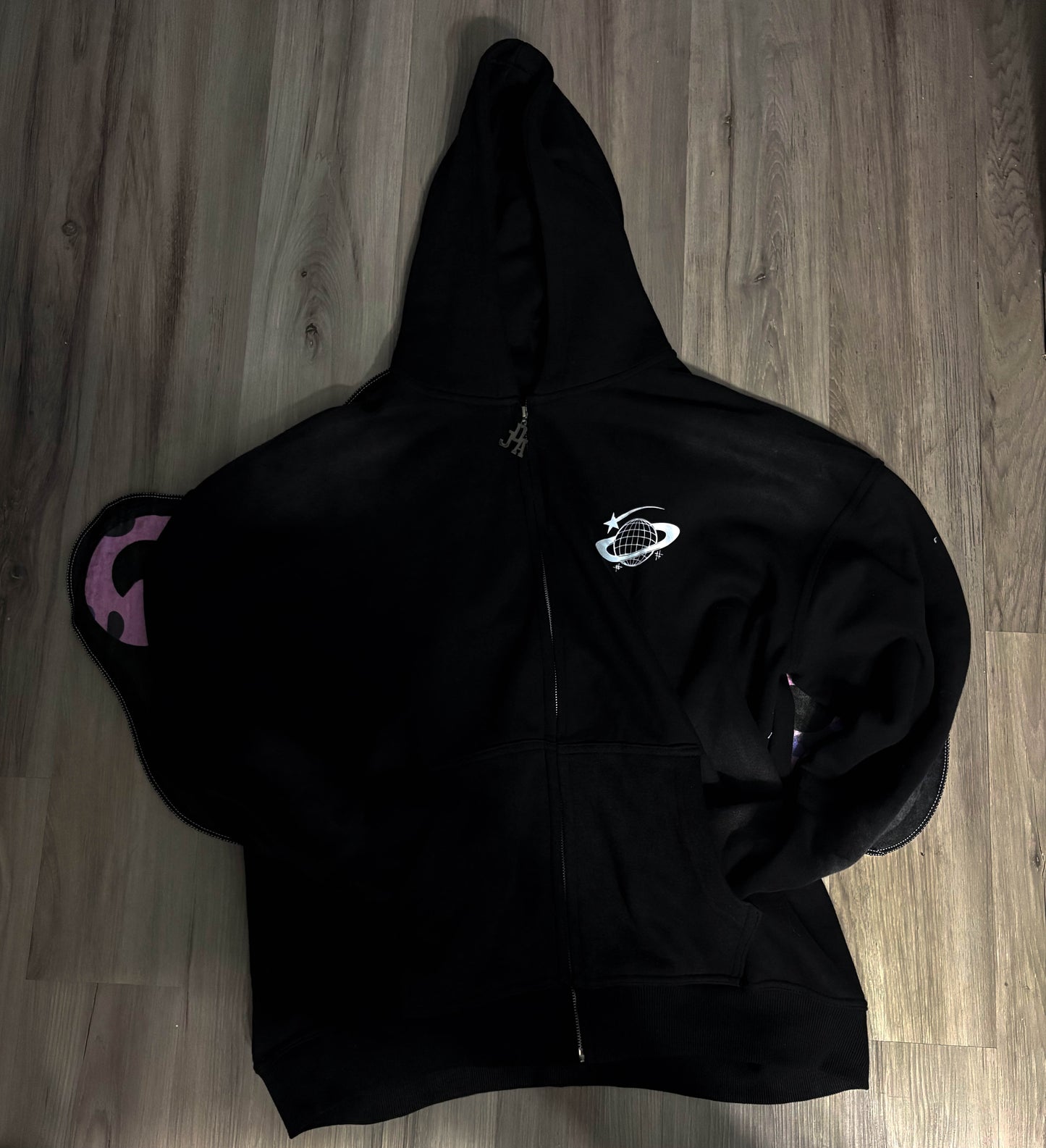 'REIMAGINED' HOODIE "BLACK"