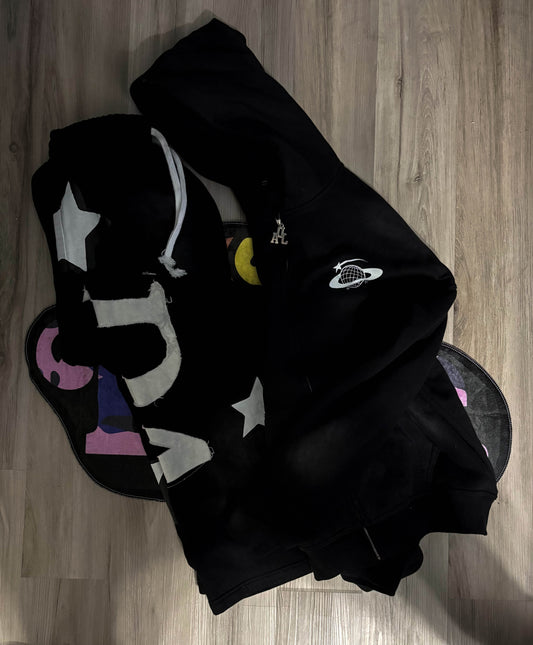 'REIMAGINED' FULL SWEATSUIT "BLACK